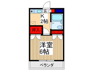 メゾンルミエ－ルの物件間取画像